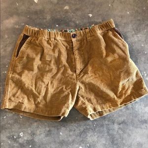 Chubbies corduroy shorts